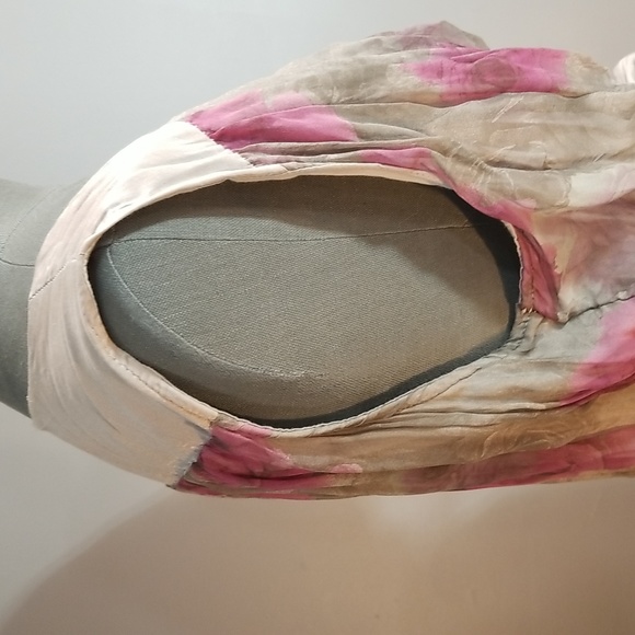 Floral dress.  No label.  Guessing size 7 rose brown - Picture 6 of 11